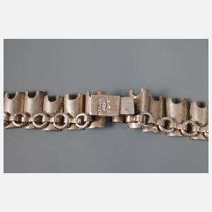 Großes Silbercollier Mexiko