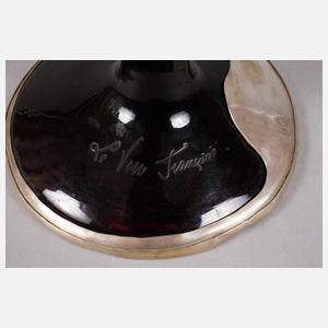 Frankreich Ätzglasvase