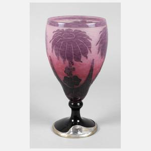 Frankreich Ätzglasvase