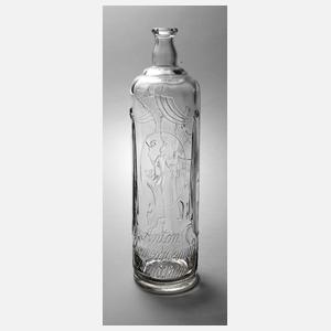 Glasflasche Anton Riemerschmid München