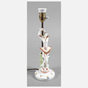 Figürliche Tischlampe Art déco