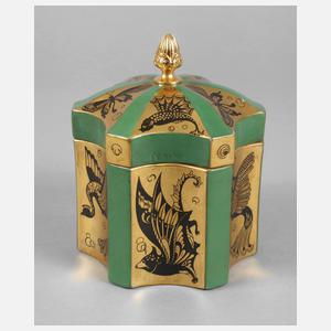 Fraureuth Deckeldose Art déco