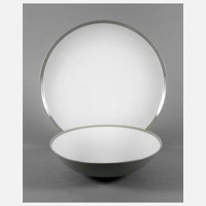 KPM Berlin zwei Schalen Seladon