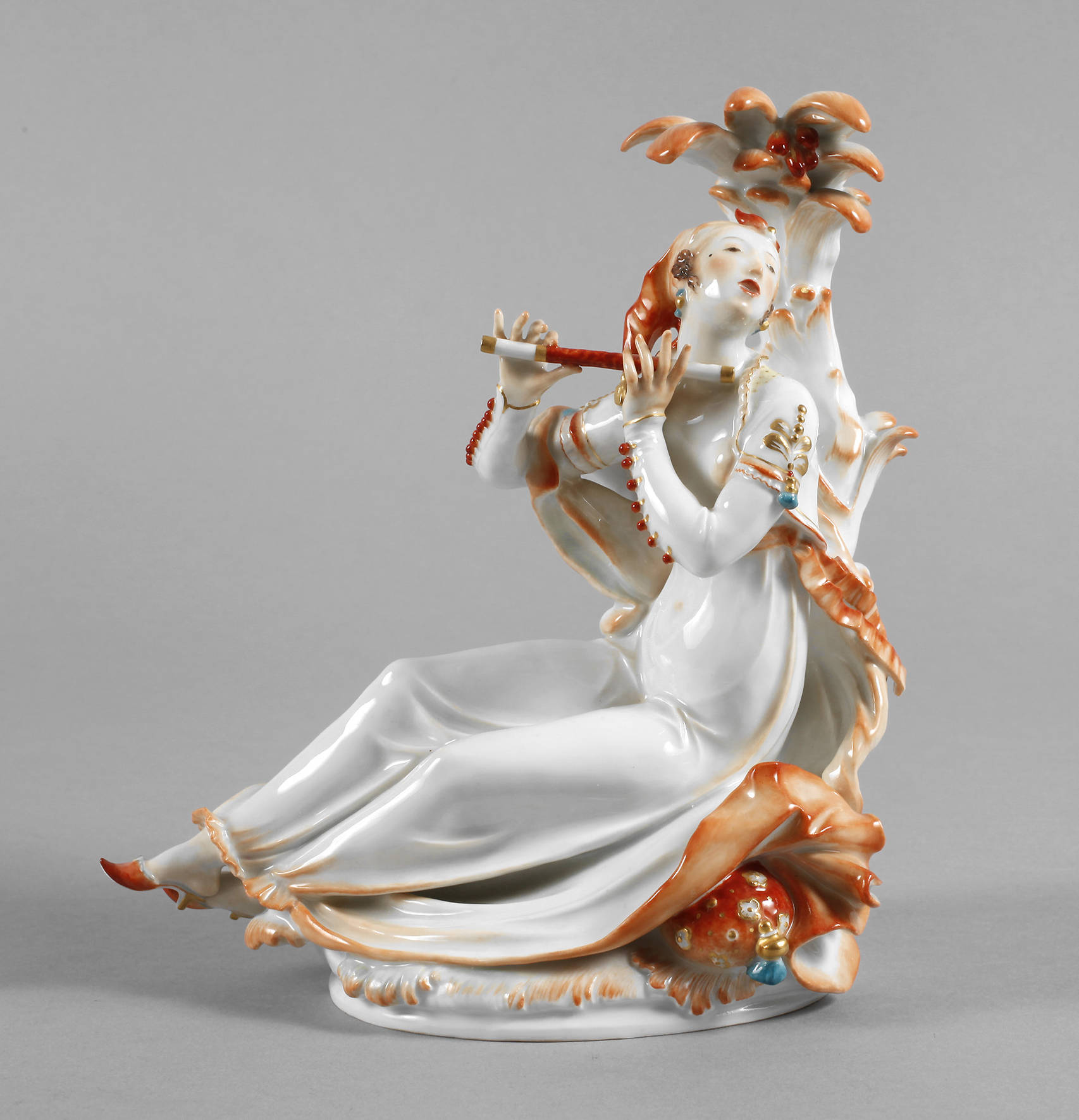 Meissen ”Orientale mit Flöte”