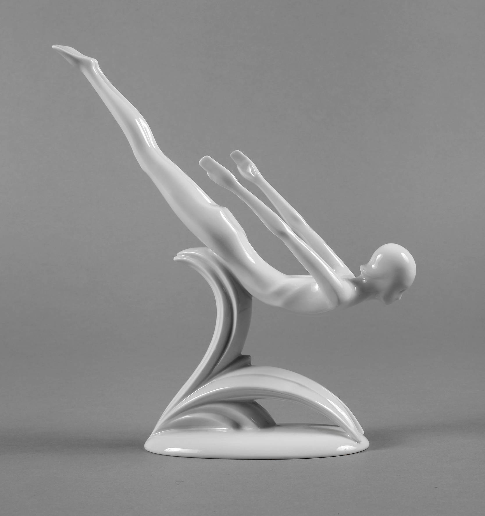 Rosenthal Schwimmerin ”Der Sprung”