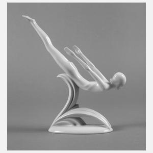 Rosenthal Schwimmerin ”Der Sprung”
