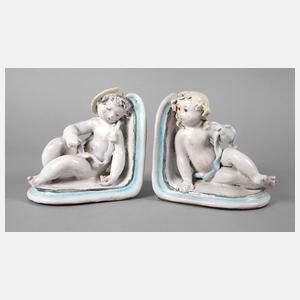 Hugo Friedrich Kirsch Wien Paar Buchstützen