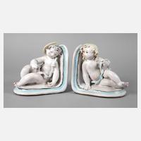 Hugo Friedrich Kirsch Wien Paar Buchstützen111