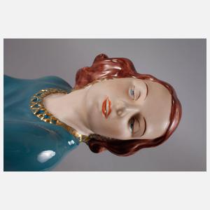 Royal Dux übergroße Art déco-Tänzerin