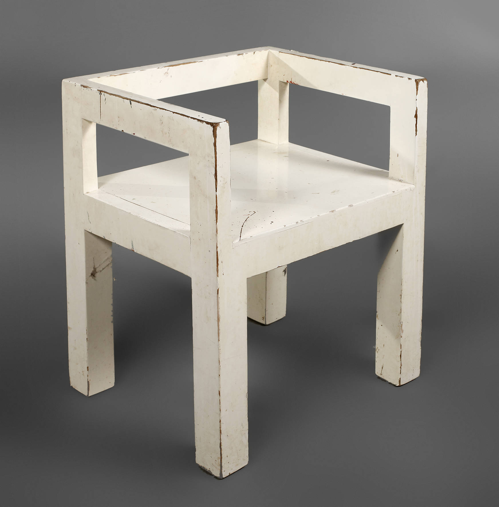 Kubistischer Armlehnstuhl