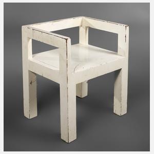 Kubistischer Armlehnstuhl