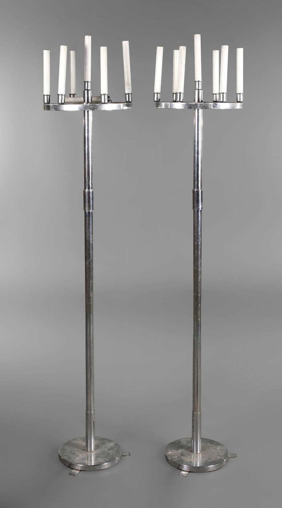 Paar Stehlampen Art déco