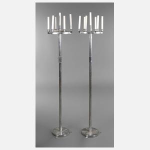 Paar Stehlampen Art déco