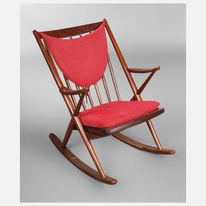 Schaukelstuhl Teakholz