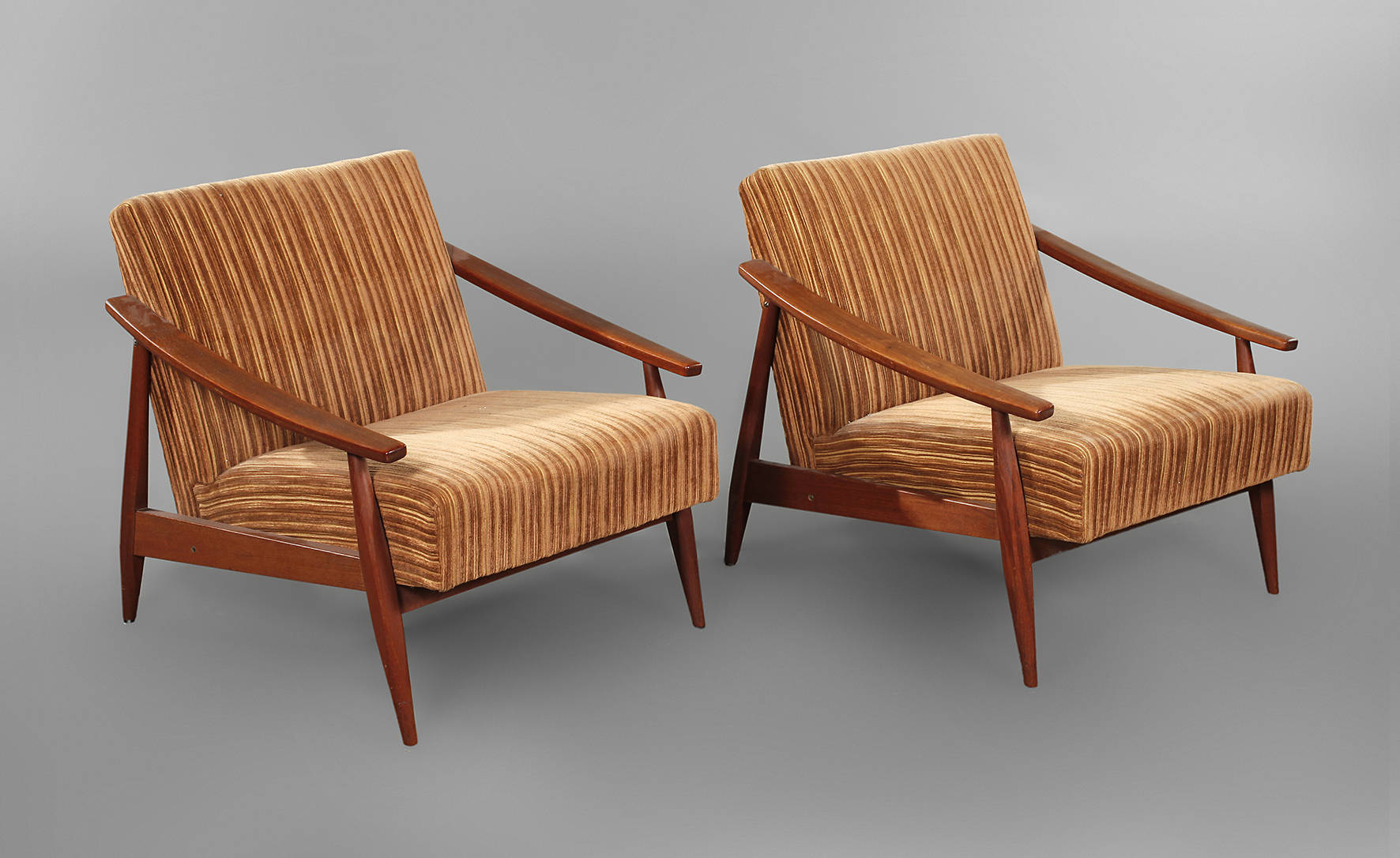 Paar Sessel Teakholz