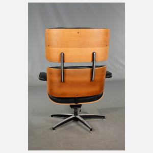 Lounge Chair mit Ottomane