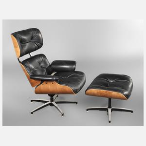 Lounge Chair mit Ottomane