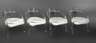 Vier Acryl-Sessel