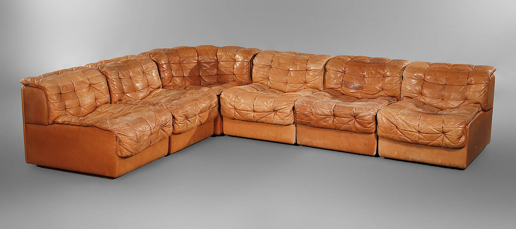 Ledersitzgarnitur De Sede