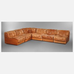 Ledersitzgarnitur De Sede