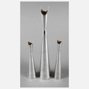 Drei Designvasen ”Cardinale”