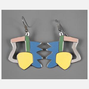 Ettore Sottsass Paar Ohrhänger