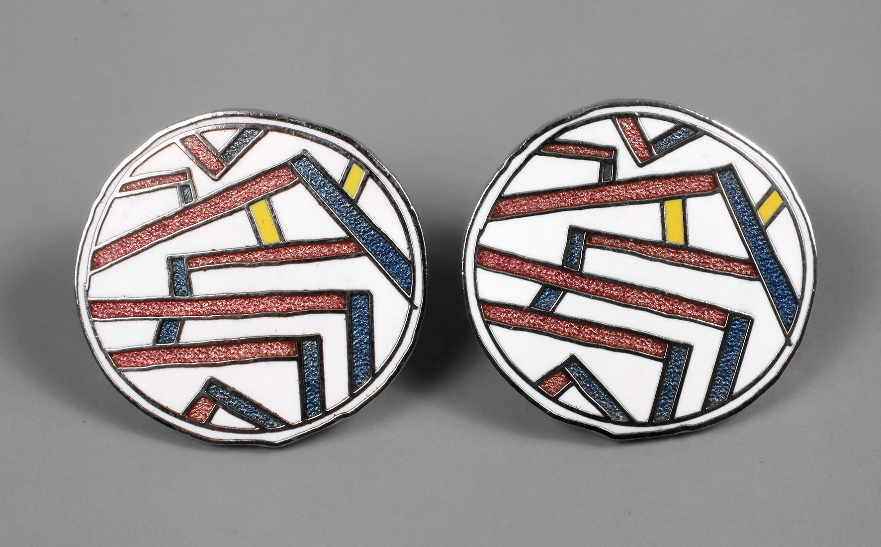 Ettore Sottsass Paar Ohrstecker