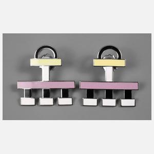 Ettore Sottsass Paar Ohrstecker