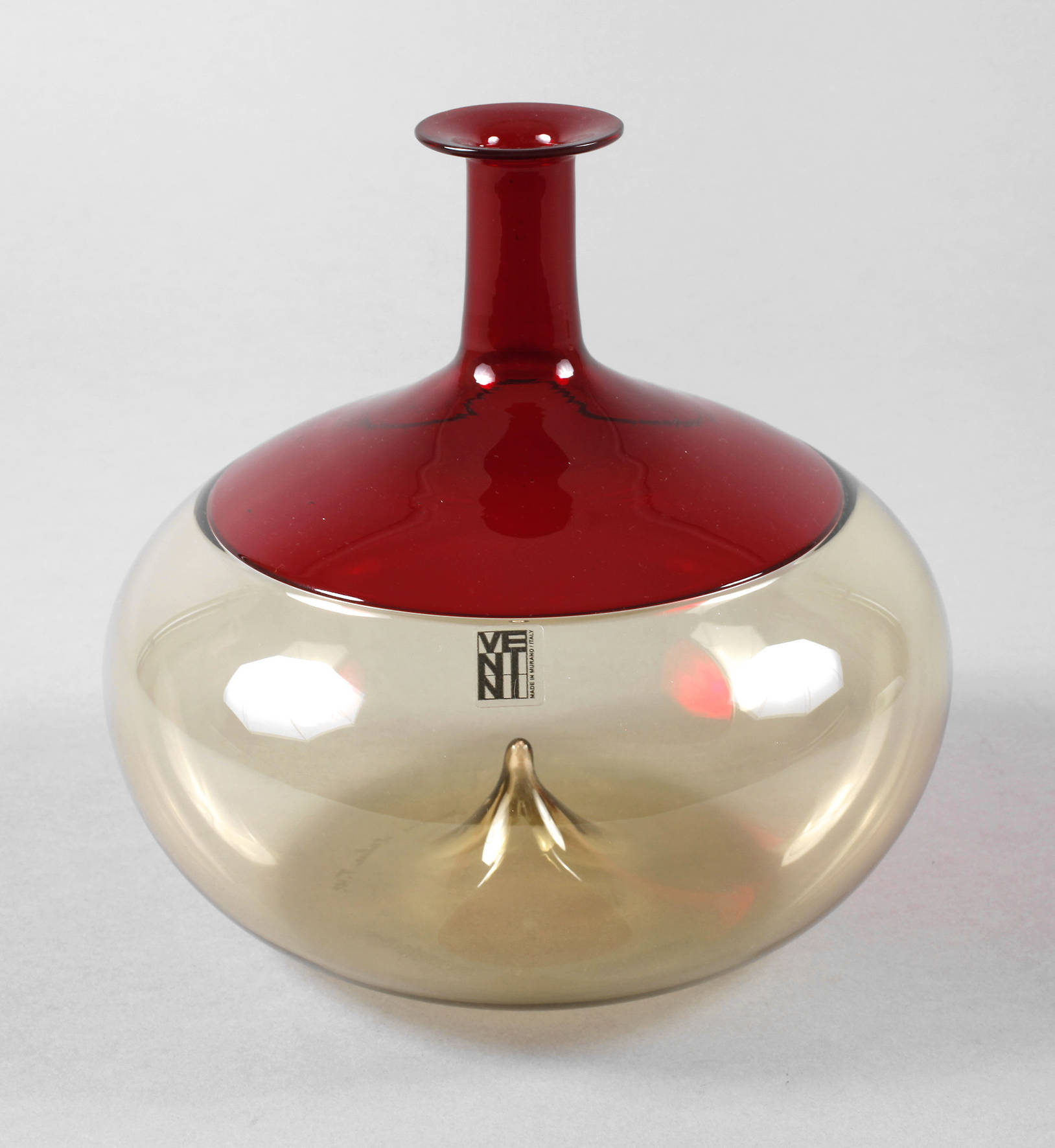 Venini Flaschenvase ”Bolle”