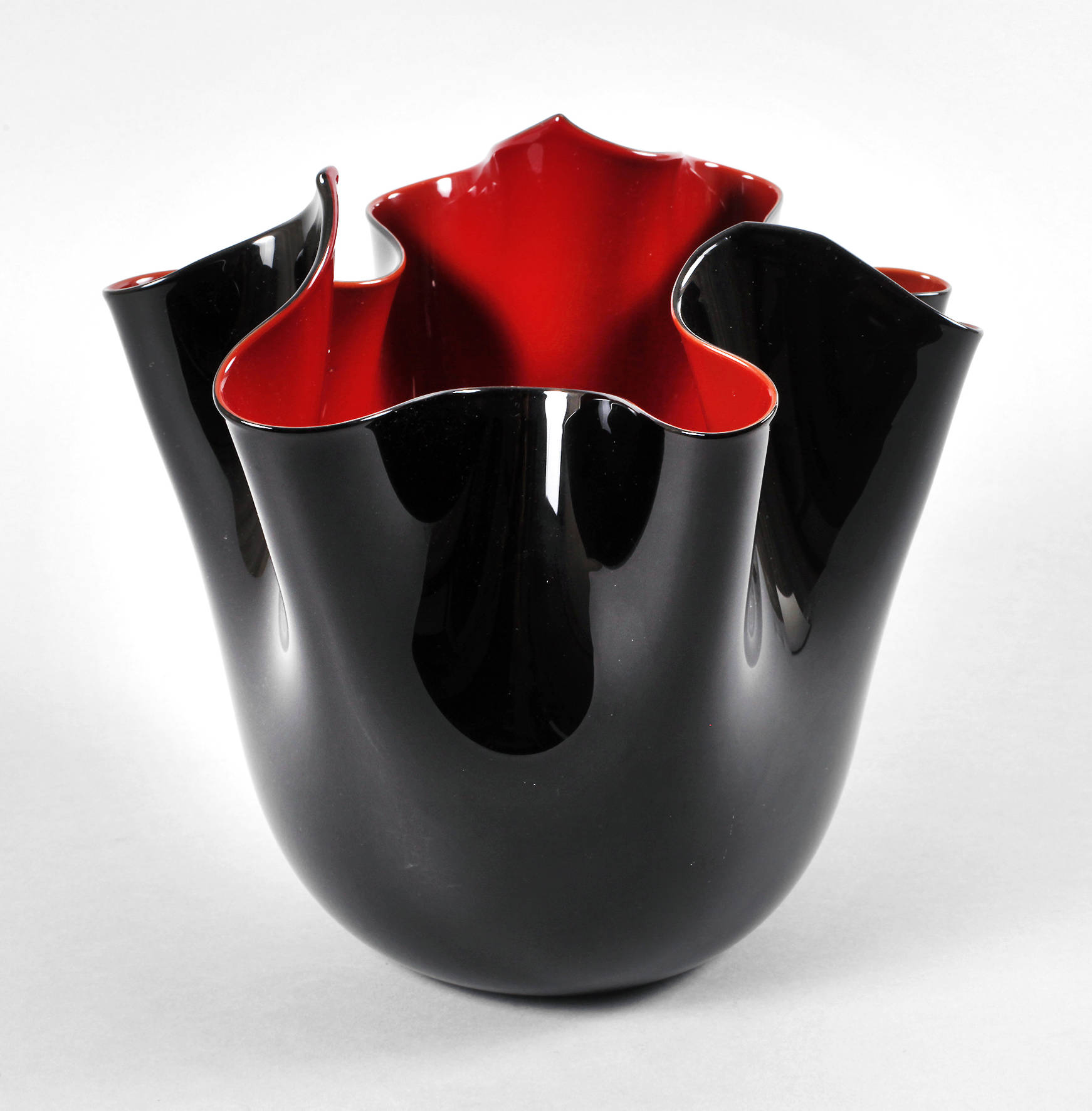 Große Fazzolettovase Murano