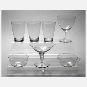 Wilhelm Wagenfeld sieben Teile