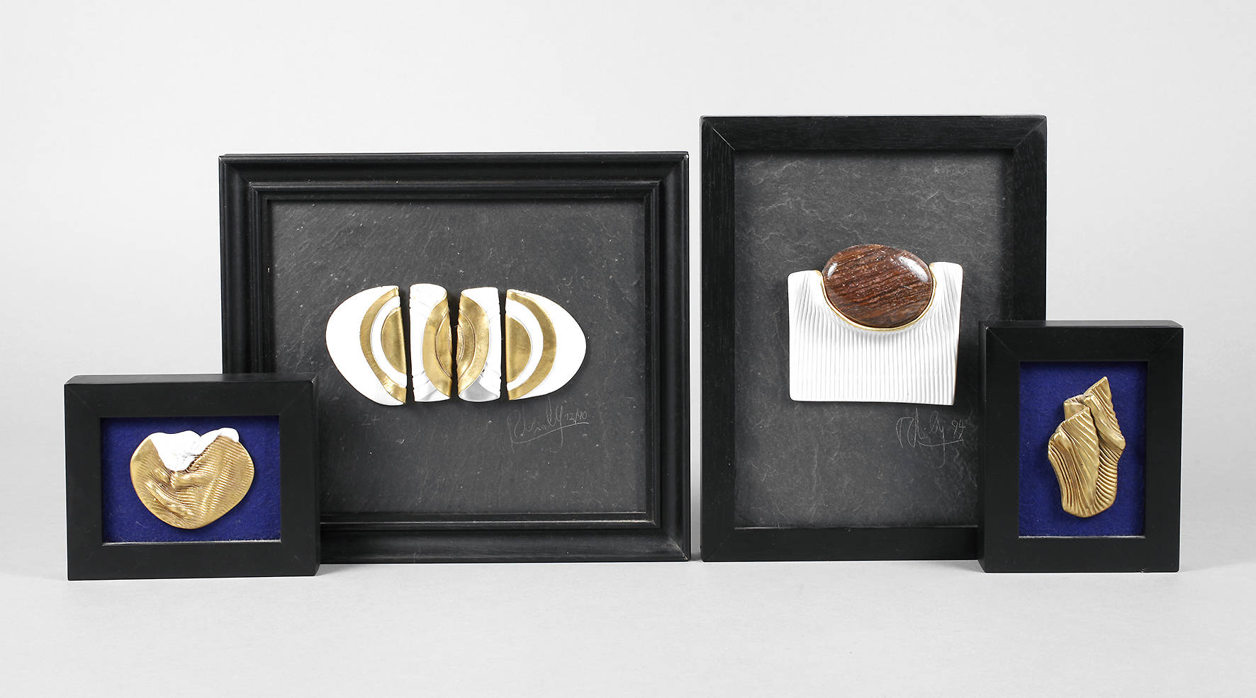 Vier Designobjekte Reinhard Wiedenbeck