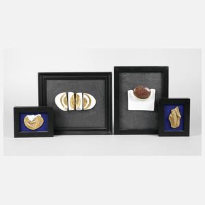 Vier Designobjekte Reinhard Wiedenbeck