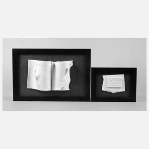 Zwei Designobjekte Reinhard Wiedenbeck