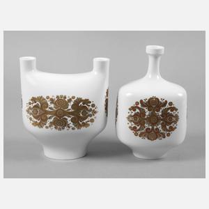 Hutschenreuther Designvase und Kerzenleuchter