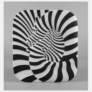 Rosenthal Wandplatte Victor Vasarely