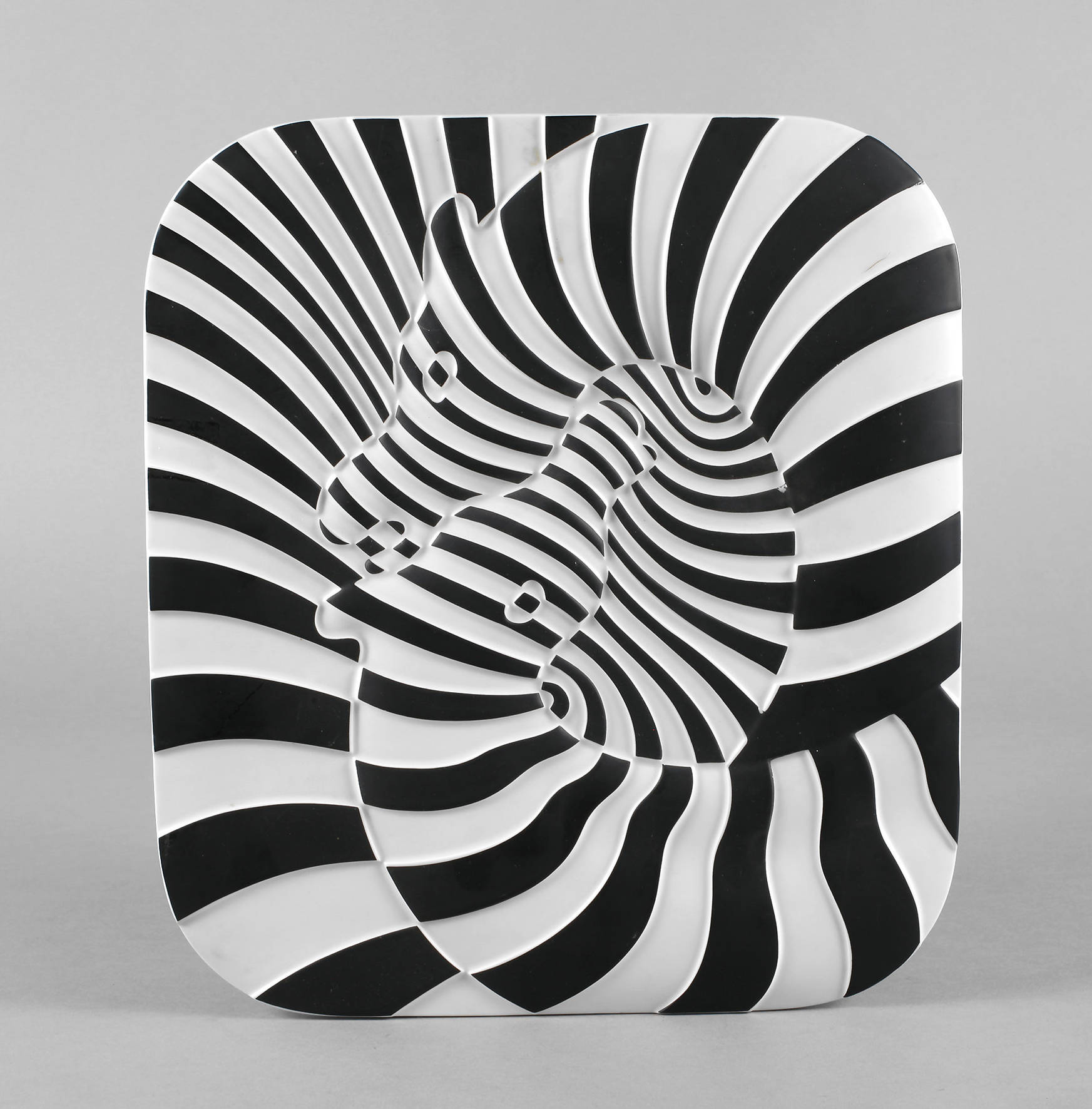 Rosenthal Wandplatte Victor Vasarely