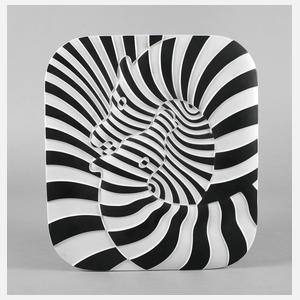 Rosenthal Wandplatte Victor Vasarely