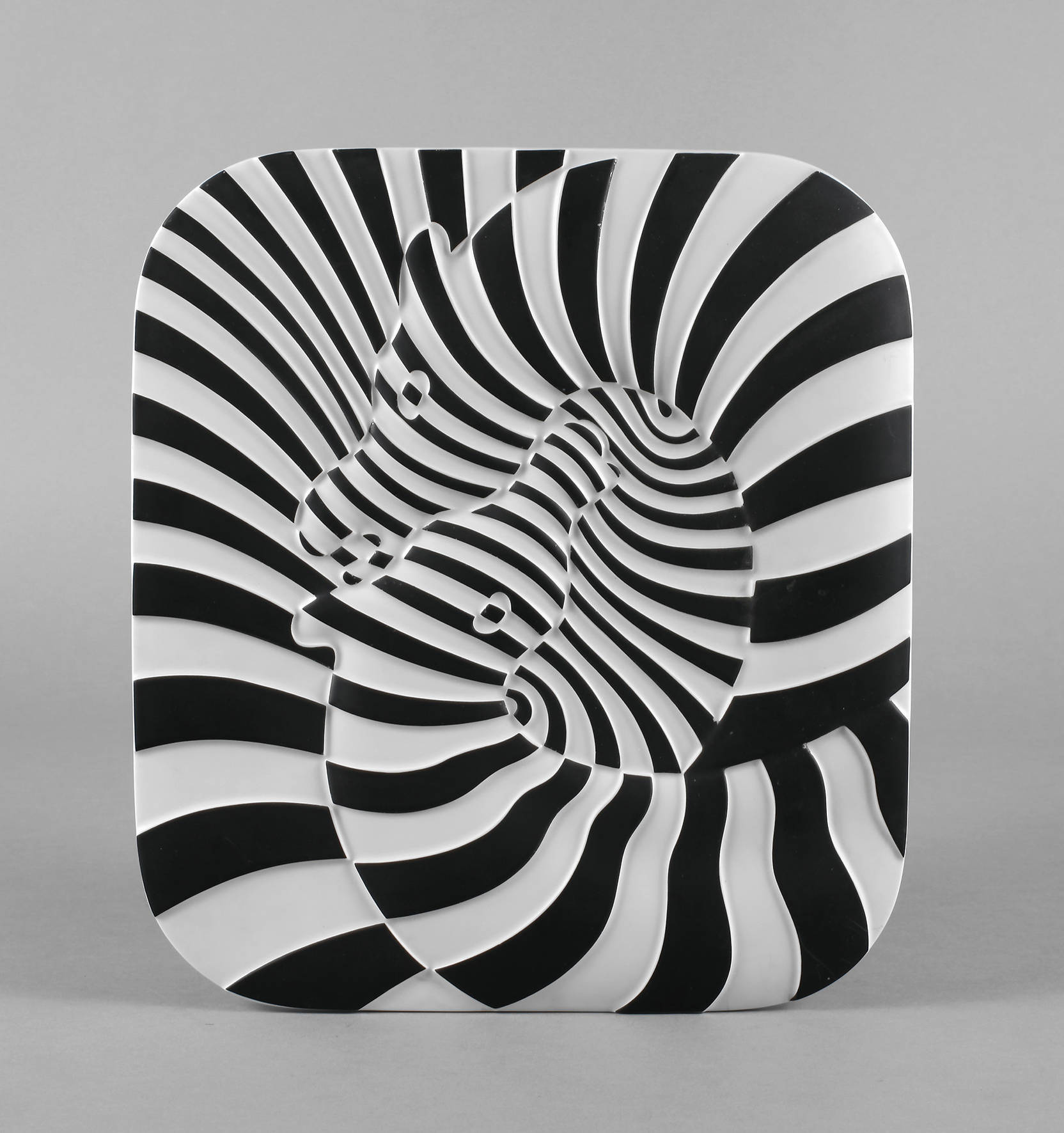 Rosenthal Wandplatte Victor Vasarely