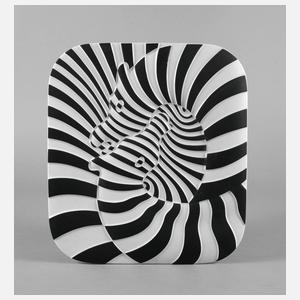 Rosenthal Wandplatte Victor Vasarely