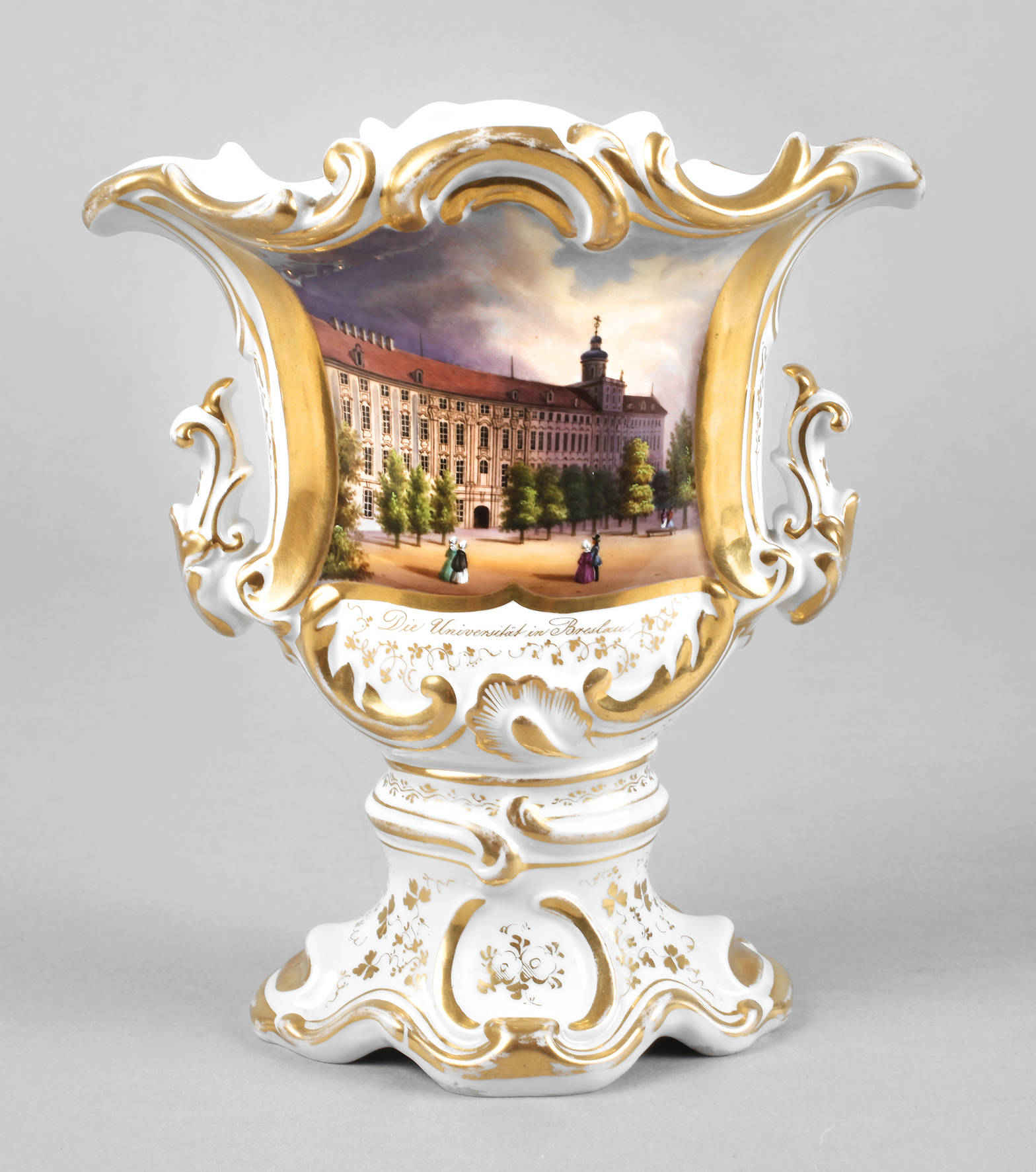 Berlin Moabit Ansichtenvase Breslau