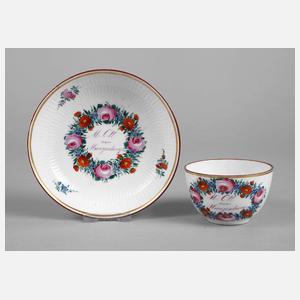 Wallendorf Biedermeiertasse