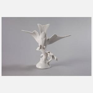 Allach Vogel auf Früchtezweig