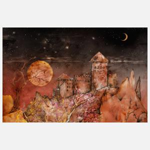 Herend Porzellanbildplatte