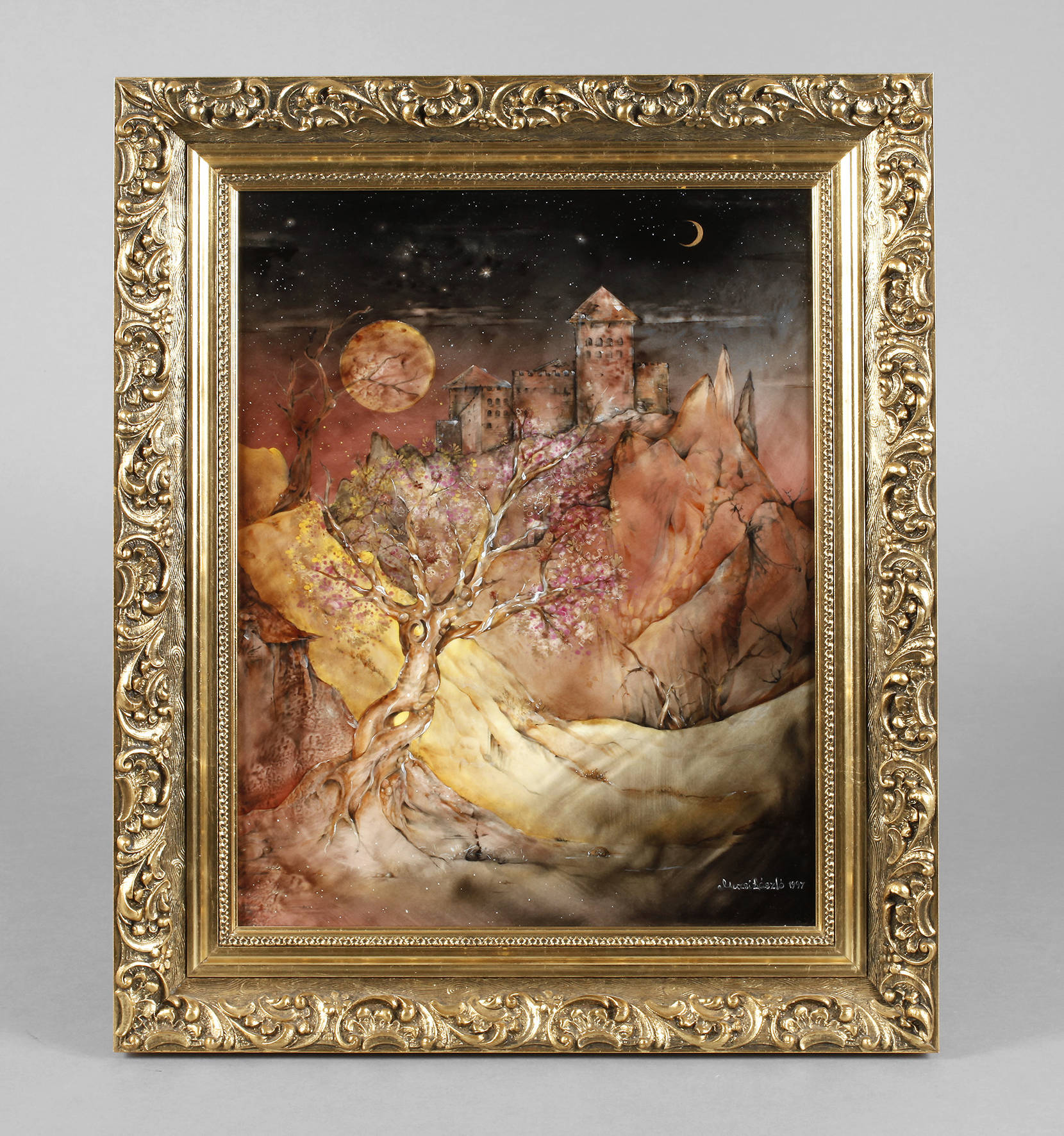 Herend Porzellanbildplatte