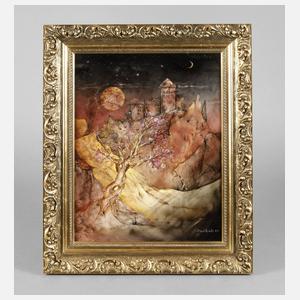 Herend Porzellanbildplatte