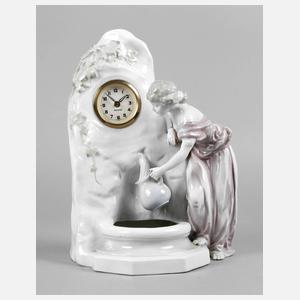 Heubach Lichte figürliche Tischuhr