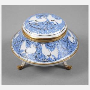 Hutschenreuther Deckeldose Taubendekor