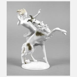 Hutschenreuther Mädchen mit Barsoi