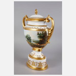 Hutschenreuther/Dresden Vase Landschaftsdekor